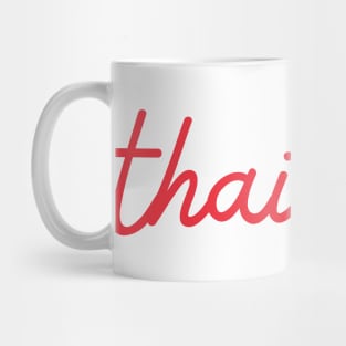 thailand - Thai red - Flag color Mug